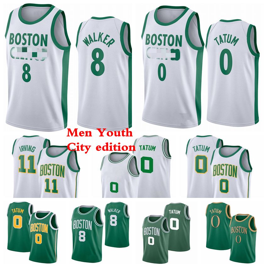 Men Kids Kemba 8 Walker Basketball Jersey 11 Irving Jayson 0 Tatum Jerseys 2021 City Green edition White Black Youth S-3XL
Men Kids Kemba 8 Walker Basketball Jersey 11 Irving Jayson 0 Tatum Jerseys 2021 City Green edition White Black Youth S-3XL