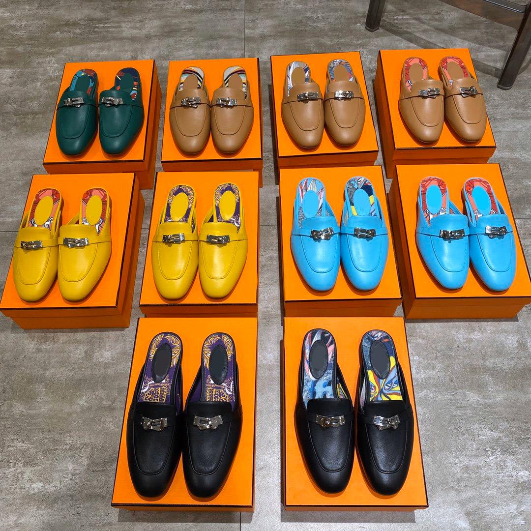 Genuine leather men slippers soft cowhide Lazy women shoes mules Classic lady slippers Metal beach slippers size34-41
Genuine leather men slippers soft cowhide Lazy women shoes mules Classic lady slippers Metal beach slippers size34-41