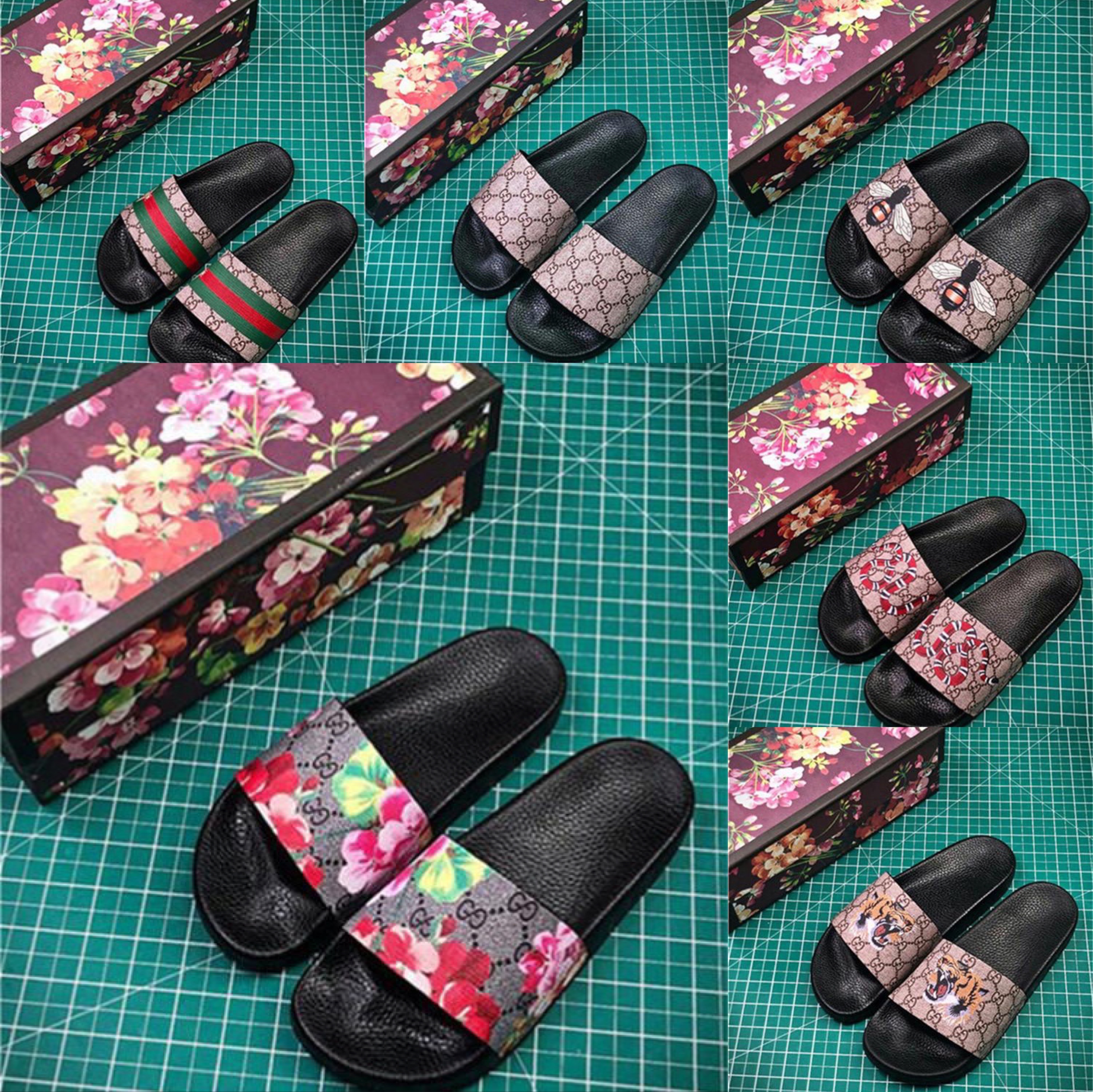 2021 Leather Women Sandals Summer Flat Slipper Casual Shoes Fashion Beach Woman Big Head Printed Letters Slippers Printing Flower Colours With Box35-45, Colour4
2021 Leather Women Sandals Summer Flat Slipper Casual Shoes Fashion Beach Woman Big Head Printed Letters Slippers Printing Flower Colours With Box35-45, Colour4