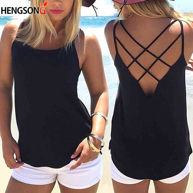 women's tanks & camis women summer solid colors sleeveless spaghetti strap hollow out thin cool loose charming sun-vest zksj, White
women's tanks & camis women summer solid colors sleeveless spaghetti strap hollow out thin cool loose charming sun-vest zksj, White