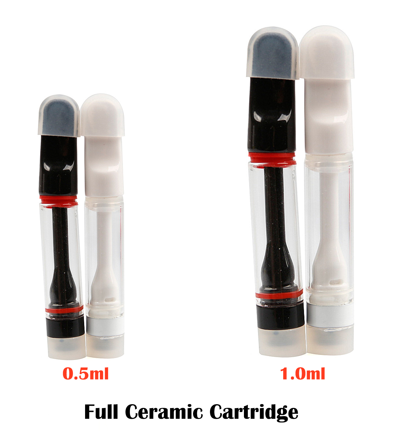 Full Ceramic Cartridge No Leaking 0.5ml 1.0ml Carts Atomizer Black White Coil Mouthpiece Thick Oil Vape Pen Tank For Preheat Battery IN Stock
Full Ceramic Cartridge No Leaking 0.5ml 1.0ml Carts Atomizer Black White Coil Mouthpiece Thick Oil Vape Pen Tank For Preheat Battery IN Stock