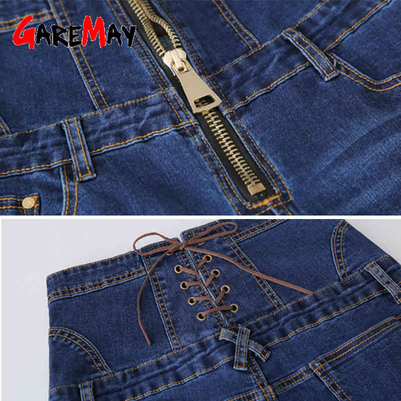 Women's Jeans with Zipper High Waist Stretch Pants Skinny Warm Velvet Winter Ladies Trousers Female Slim Fit Mom Plus Size 210428