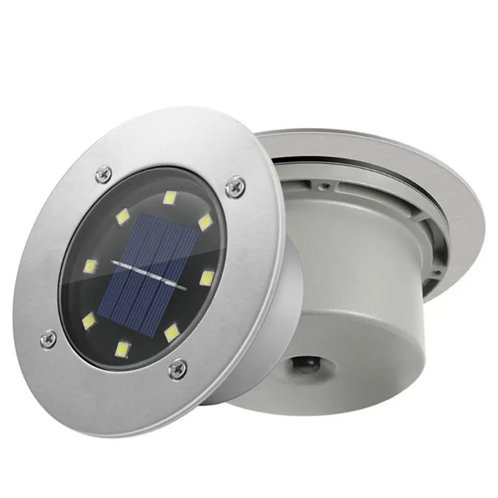 8 LED Solar Underground Light Outdoor Waterproof Light-controlled Buried Lamp for Garden Road Pathway Yard Decor - White
8 LED Solar Underground Light Outdoor Waterproof Light-controlled Buried Lamp for Garden Road Pathway Yard Decor - White