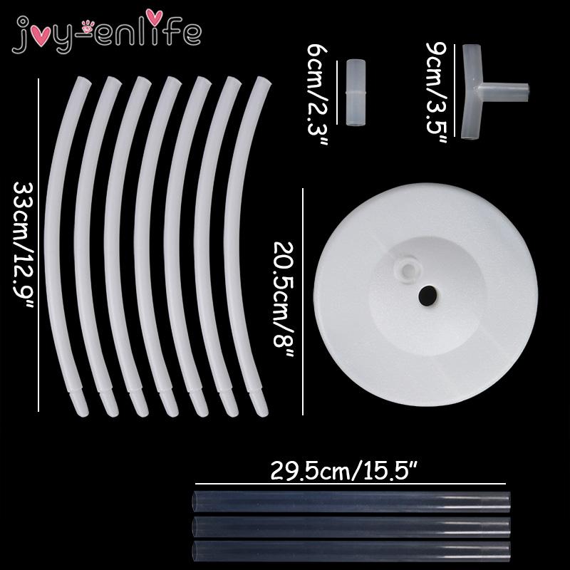 Party Decoration 1set 163x69cm Wide Circle Balloon Column Base And Plastic Poles Arch Wedding Decorations Birthday Event Supplies