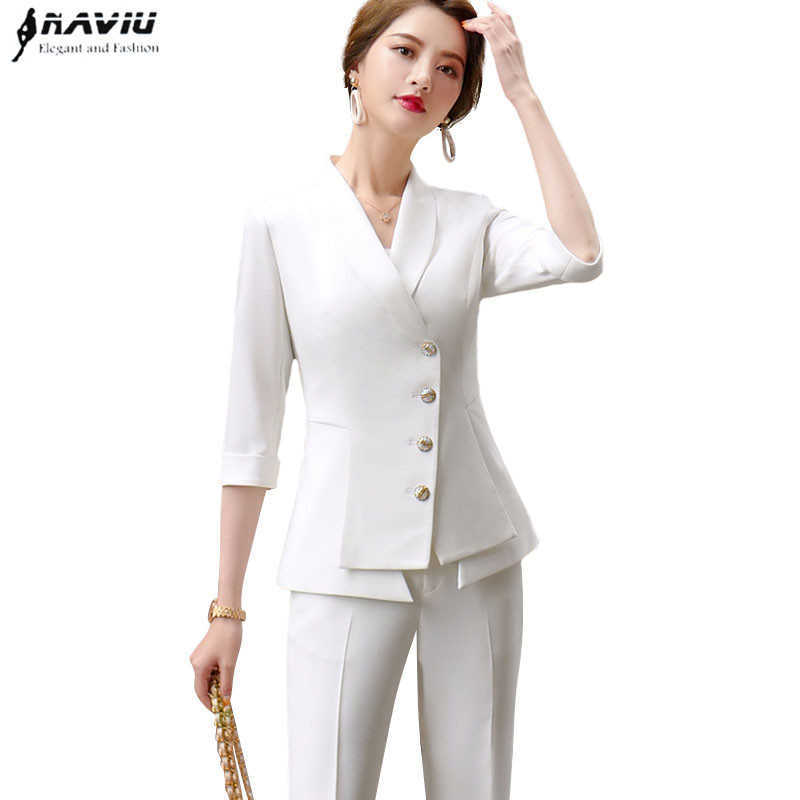 Fashion Women Suits Spring Business Formal Half Sleeve Blazer and Pants Office Ladies Elegant Work Wear 210604, Lightgreen coat pant
Fashion Women Suits Spring Business Formal Half Sleeve Blazer and Pants Office Ladies Elegant Work Wear 210604, Lightgreen coat pant