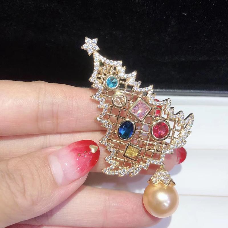 Pins, Brooches Colorful Cz Crystal Christmas Tree Women Brooch Bouquet Big Hijab Pins And Simulated Pearl, Gray
Pins, Brooches Colorful Cz Crystal Christmas Tree Women Brooch Bouquet Big Hijab Pins And Simulated Pearl, Gray