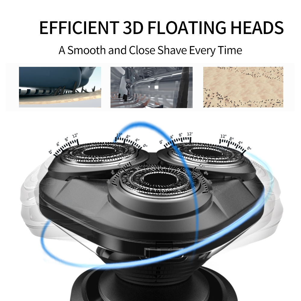 UICINOY Men Electric Shaver IPX7 Waterproof Washable Razor Light Luxury Rotary Shavers for Thick Beard Mens Electric Shavers
UICINOY Men Electric Shaver IPX7 Waterproof Washable Razor Light Luxury Rotary Shavers for Thick Beard Mens Electric Shavers