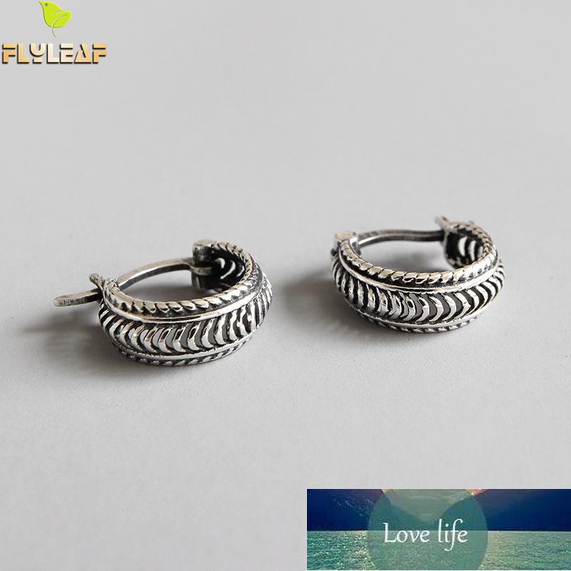 Flyleaf Do The Old Twisted Texture Hoop Earrings For Women High Quality 100% 925 Sterling Silver Lady Vintage Jewelry
Flyleaf Do The Old Twisted Texture Hoop Earrings For Women High Quality 100% 925 Sterling Silver Lady Vintage Jewelry