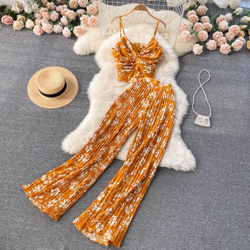 Women's Two Piece Pants 2-in-1 Women Clothes Summer Vest Suit Printed Fashion Are Casual And Comfortable Woman Outfits, White
Women's Two Piece Pants 2-in-1 Women Clothes Summer Vest Suit Printed Fashion Are Casual And Comfortable Woman Outfits, White
