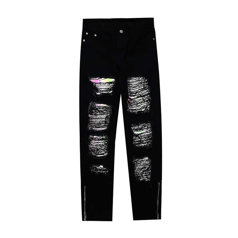 3M Reflective Hole Washed Jeans Pants Men Streetwear Retro Plus Size Denim Trousers Ankle Zipper Casual Pants, Blue
3M Reflective Hole Washed Jeans Pants Men Streetwear Retro Plus Size Denim Trousers Ankle Zipper Casual Pants, Blue