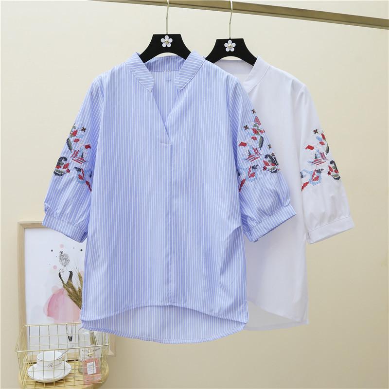 Women's Blouses & Shirts Fashion Women Ethnic Style Embroidery 2022 Summer Casual Tops Chemise Femme Blusas V-neck White Chic 14995
Women's Blouses & Shirts Fashion Women Ethnic Style Embroidery 2022 Summer Casual Tops Chemise Femme Blusas V-neck White Chic 14995