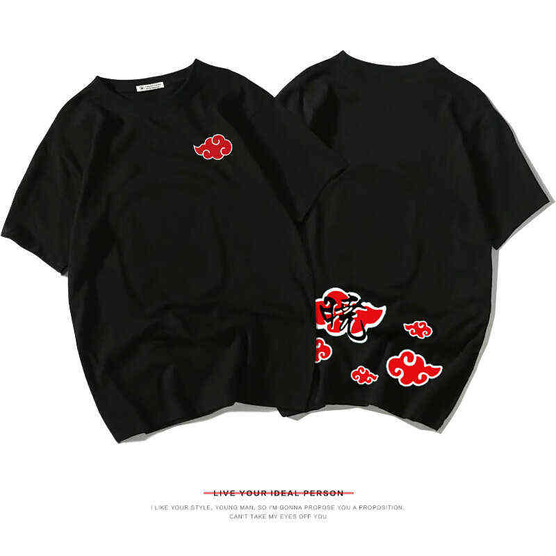 Narutoed Japanese anime short-sleeved writing eye clan emblem Uchiha Sasuke T-shirt half-sleeve cotton harajuku graphic t shirts G1229, Blue
Narutoed Japanese anime short-sleeved writing eye clan emblem Uchiha Sasuke T-shirt half-sleeve cotton harajuku graphic t shirts G1229, Blue
