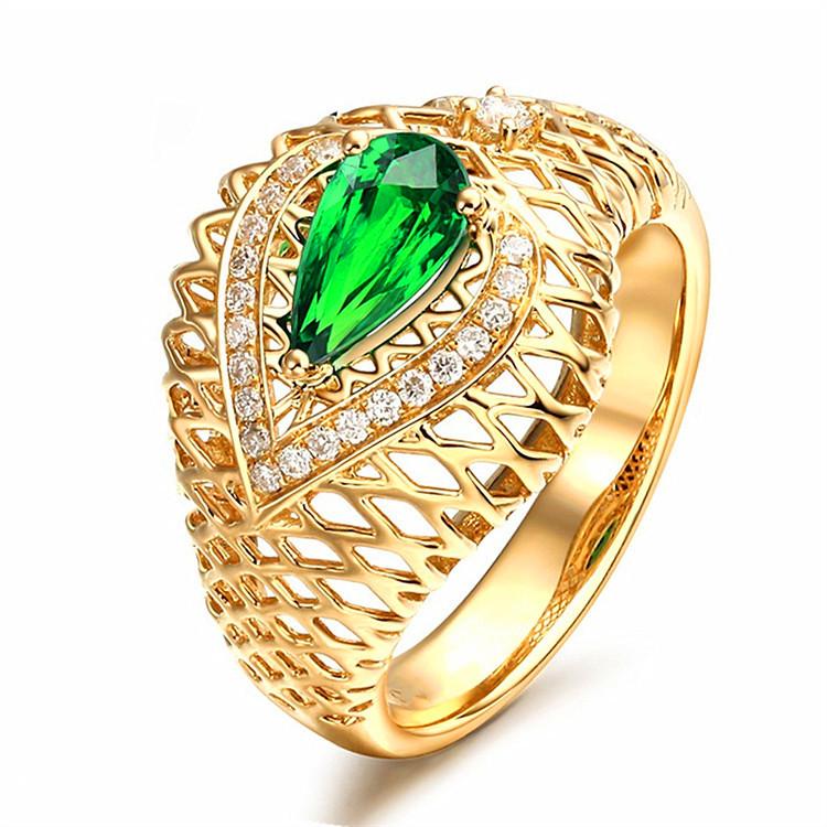 Cluster Rings Luxury Female Green Zircon Stone Ring Vintage Yellow Gold Color Finger Fashion Bride Promise Wedding For Women
Cluster Rings Luxury Female Green Zircon Stone Ring Vintage Yellow Gold Color Finger Fashion Bride Promise Wedding For Women