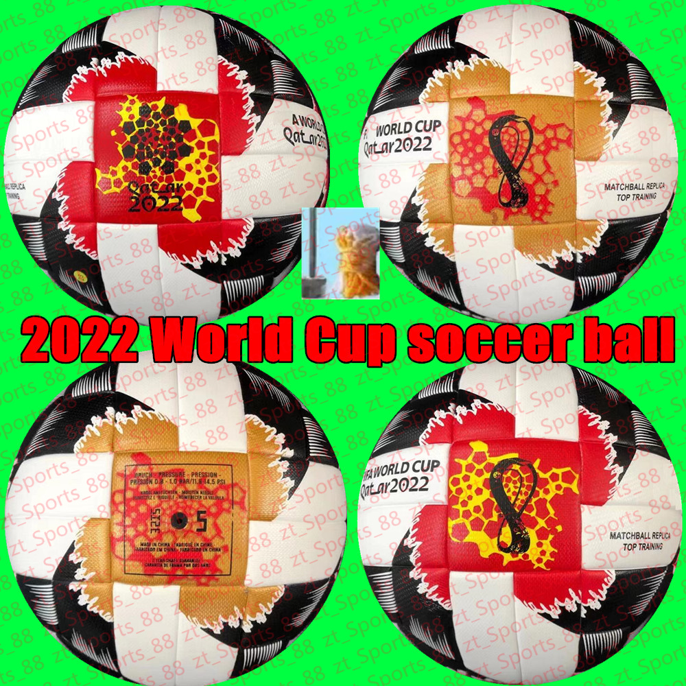 Qatar top quality World Cup 2022 soccer Ball Size 5 high-grade nice match football (Ship the balls without air)
Qatar top quality World Cup 2022 soccer Ball Size 5 high-grade nice match football (Ship the balls without air)