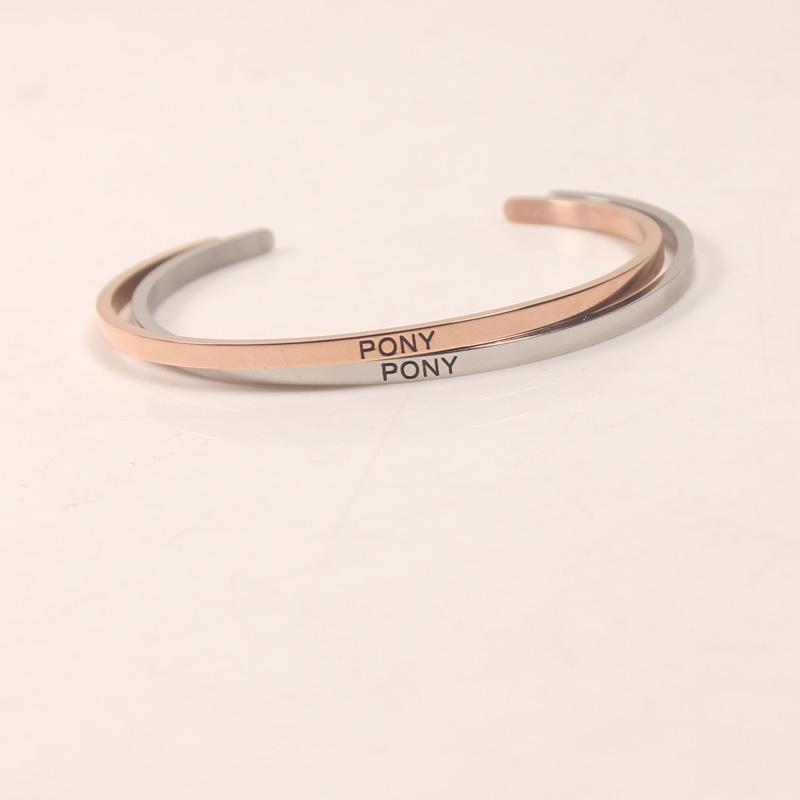 Bangle 2021 316L Stainless Steel Positive Inspirational Quote Pony Bracelets Mantra Bangles For Women Jewelry
Bangle 2021 316L Stainless Steel Positive Inspirational Quote Pony Bracelets Mantra Bangles For Women Jewelry