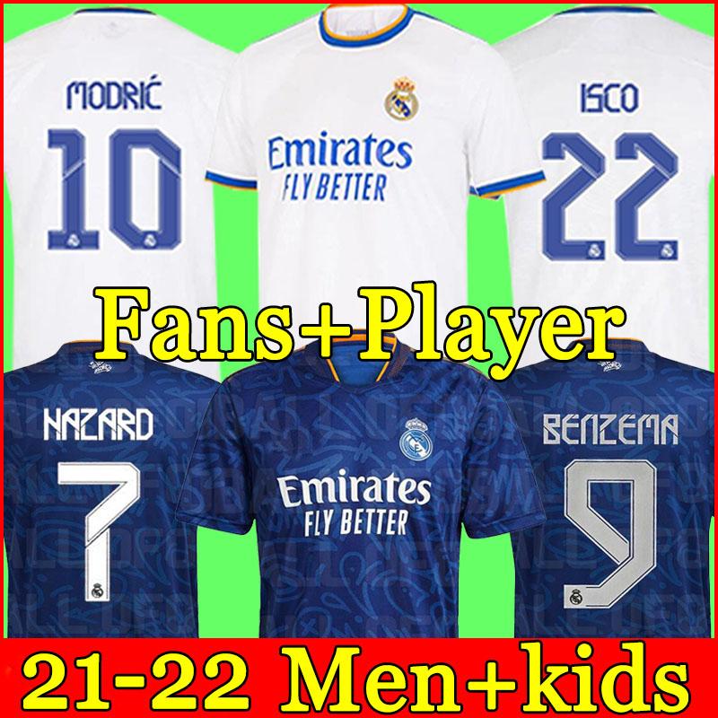 REAL MADRID jerseys 21 22 soccer football shirts ALABA HAZARD BENZEMA ASENSIO MODRIC MARCELO camiseta men + kids kit 2021 2022 uniforms four, Color1
REAL MADRID jerseys 21 22 soccer football shirts ALABA HAZARD BENZEMA ASENSIO MODRIC MARCELO camiseta men + kids kit 2021 2022 uniforms four, Color1