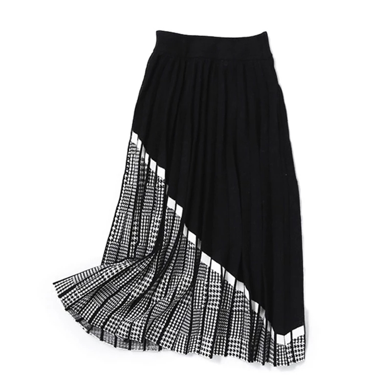 High Quality Knit skirts Large size ladies' fat mm thick grid knitted joker micro big tall waist long pleated skirt 210603, Picture color
High Quality Knit skirts Large size ladies' fat mm thick grid knitted joker micro big tall waist long pleated skirt 210603, Picture color