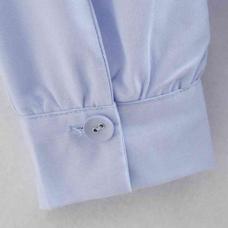 Summer Women Elastic Waist Blue Mini Dress Female Nine Quarter Sleeve Clothes Casual Lady Loose Vestido D7660 210430