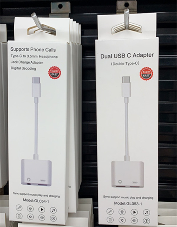 with package 2 In 1 Dual Type-C DAC Jack earphone Adapter For Samsung S20 note10 Huawei xiaomi LG USB-C Type C to 3.5mm AUX Audio Headphones Splitter Charging Converter
with package 2 In 1 Dual Type-C DAC Jack earphone Adapter For Samsung S20 note10 Huawei xiaomi LG USB-C Type C to 3.5mm AUX Audio Headphones Splitter Charging Converter