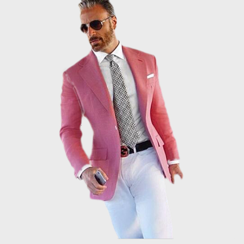 Men's Suits & Blazers Hot Pink Suit Men Blazer Formal With White Pants Smart Casual Business Terno Slim Fit Tuxedo Coat Jacket Cos, Beige
Men's Suits & Blazers Hot Pink Suit Men Blazer Formal With White Pants Smart Casual Business Terno Slim Fit Tuxedo Coat Jacket Cos, Beige