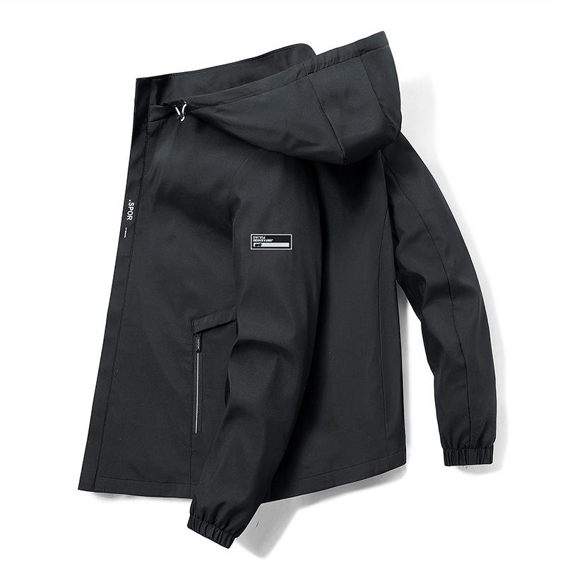 Men Clothing 2021 Spring Large Size Hooded Cardigan Jacket Men's Korean Casual Fashion Slim Workwear Jackets