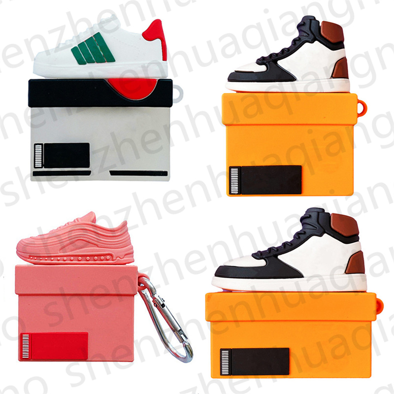 Fashion Sports Brand shoes Wireless bluetooth headset Case For Airpods 1 2 Pro Square Stereo shoebox 3D silicon earphone Cover
Fashion Sports Brand shoes Wireless bluetooth headset Case For Airpods 1 2 Pro Square Stereo shoebox 3D silicon earphone Cover