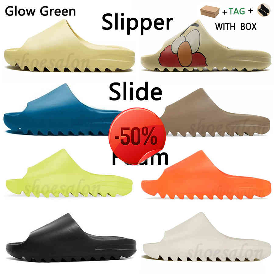 Glow Green Slide Slippers sandals kanye Graffiti Bone west comfortable White Resin Desert Sand Rubber Summer Earth Brown Flat Men Women, 11
Glow Green Slide Slippers sandals kanye Graffiti Bone west comfortable White Resin Desert Sand Rubber Summer Earth Brown Flat Men Women, 11