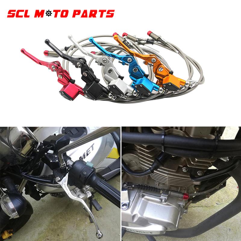 Motorcycle Brakes ALconstar-Racing 1200mm Hydraulic Clutch Lever Master Cylinder Dirt Bike Motocross For 125-250cc Vertical Engine
Motorcycle Brakes ALconstar-Racing 1200mm Hydraulic Clutch Lever Master Cylinder Dirt Bike Motocross For 125-250cc Vertical Engine