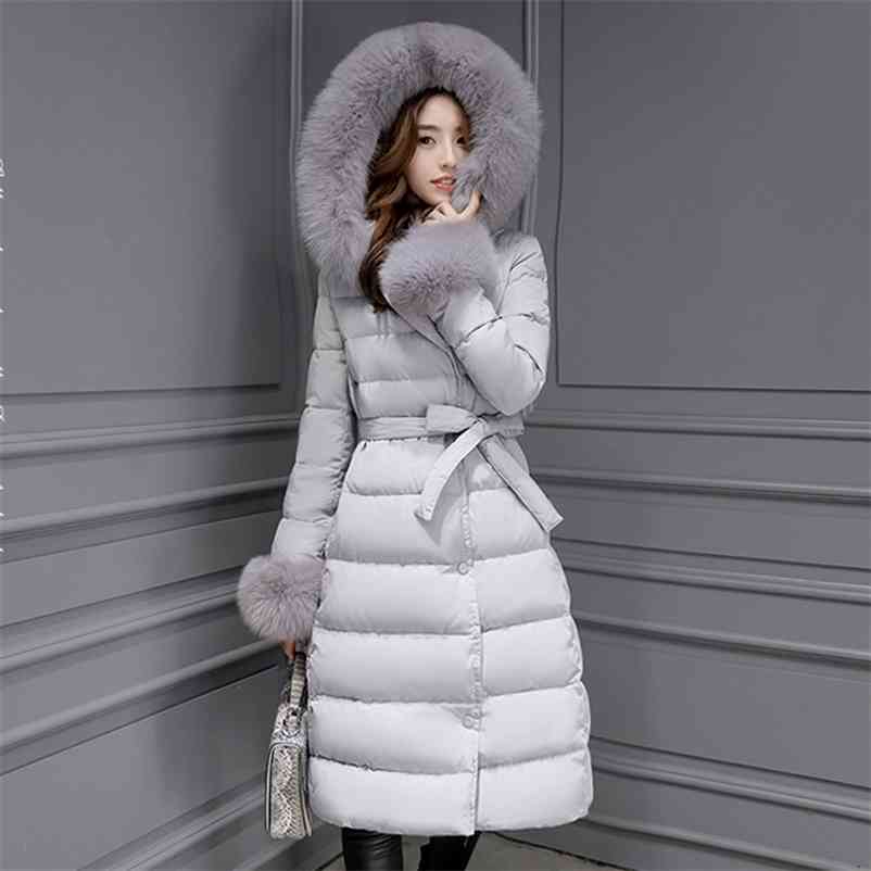 Winter Women Elegant Fur Collar Thick Warm Parkas Female Sashes White Duck Down Coats Lady Solid A-line Outerwears 210519, Pink
Winter Women Elegant Fur Collar Thick Warm Parkas Female Sashes White Duck Down Coats Lady Solid A-line Outerwears 210519, Pink