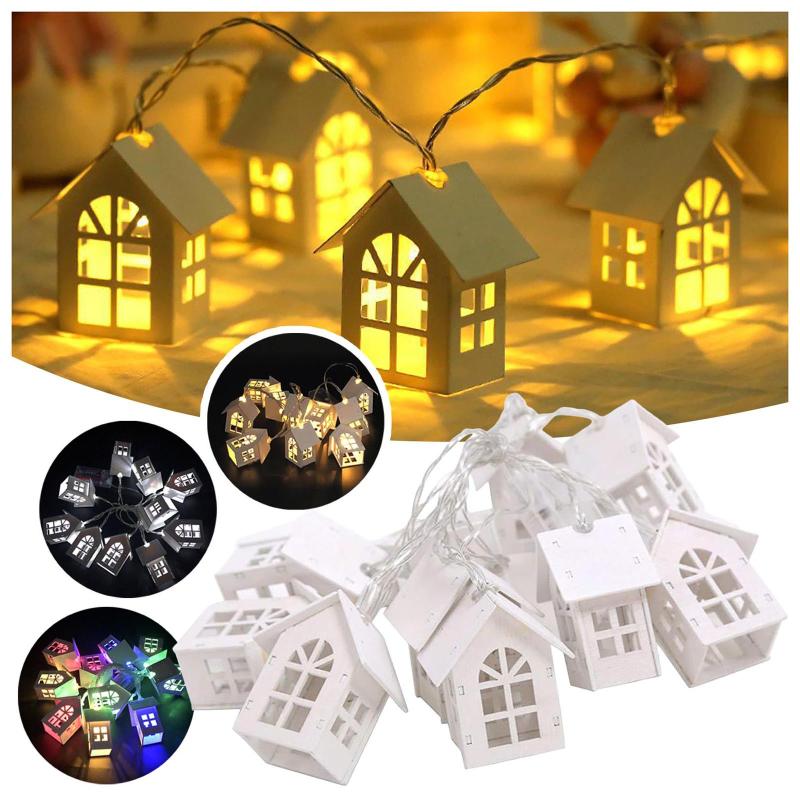 Christmas Decorations 1.5Meter 10LED 10 Little Wooden Houses Lighting Fairy Garden House Halloween Decor Navidad Year 2021
Christmas Decorations 1.5Meter 10LED 10 Little Wooden Houses Lighting Fairy Garden House Halloween Decor Navidad Year 2021