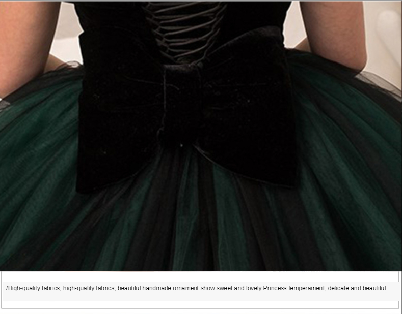 Kids Dresses Girl Elegant Long Prom Green Tulle New Children Graduation Dress Teen Wedding Bridesmaid Robe First Holy Communion Gowns 403