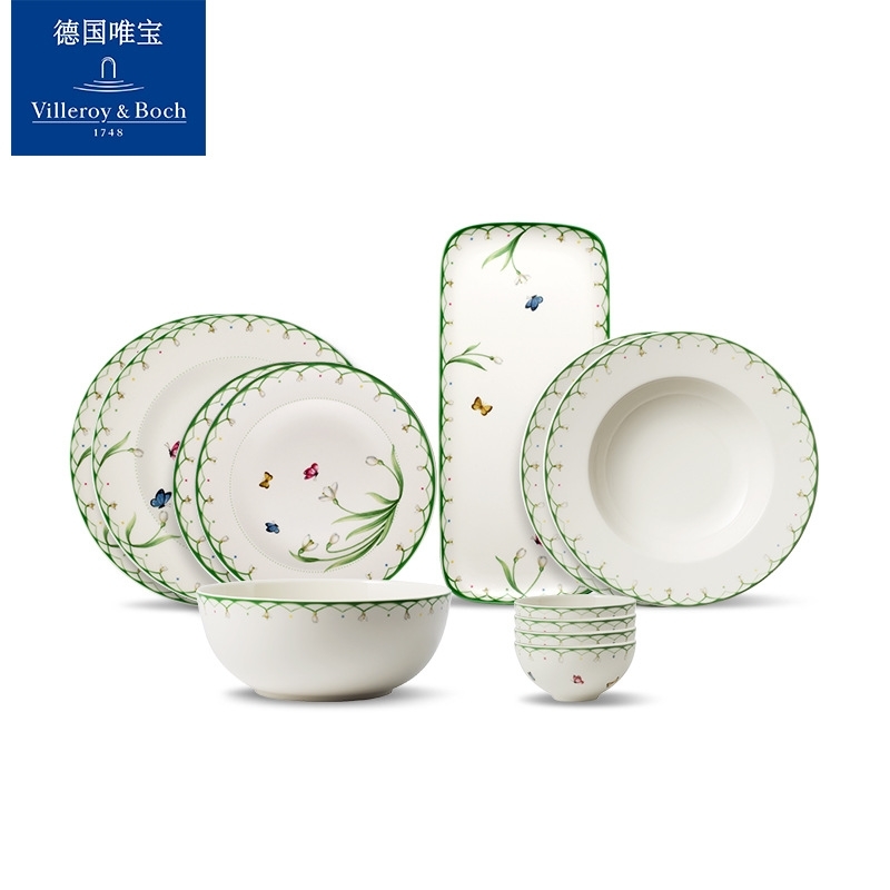 Villeroyboch German vepo European style household tableware set personalized bowl plate fresh and creative spring day
Villeroyboch German vepo European style household tableware set personalized bowl plate fresh and creative spring day