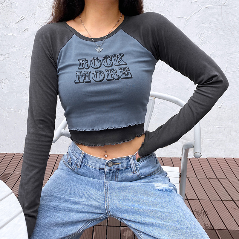 INS Women's T Shirt Sexy Trend Short Hit Color Round Neck Letter Printing Long Sleeved Shirt Nightclub Crop Top Party Shirt, White
INS Women's T Shirt Sexy Trend Short Hit Color Round Neck Letter Printing Long Sleeved Shirt Nightclub Crop Top Party Shirt, White