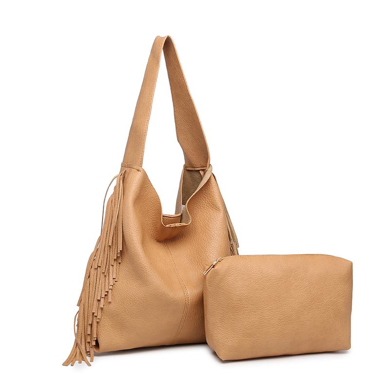 Evening Bags 2021 Fringed Bag Woven Hobo Purse For Women Shoulder Design Soft PU Leather Handbag Set, Tan
Evening Bags 2021 Fringed Bag Woven Hobo Purse For Women Shoulder Design Soft PU Leather Handbag Set, Tan