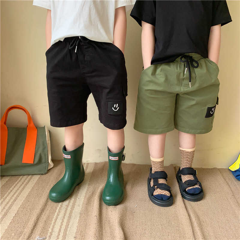 Summer boys solid color ealstic cotton loose shorts kids fashion knee length cargo pants 210615, Army green
Summer boys solid color ealstic cotton loose shorts kids fashion knee length cargo pants 210615, Army green