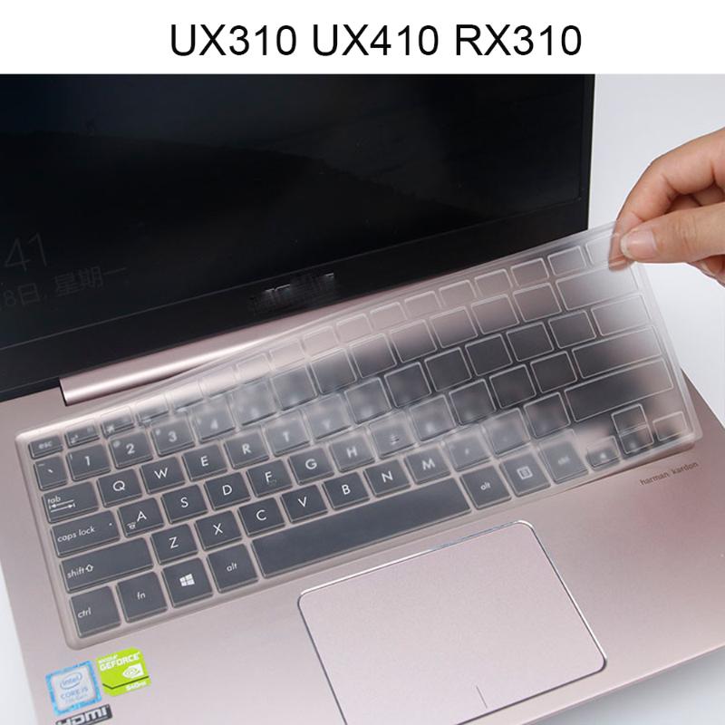 Keyboard Covers Laptop For ASUS Zenbook UX310 UQ UX310UA RX310 UX410 UF UX410UA TPU Clear Computer Keyboards Protective Cover