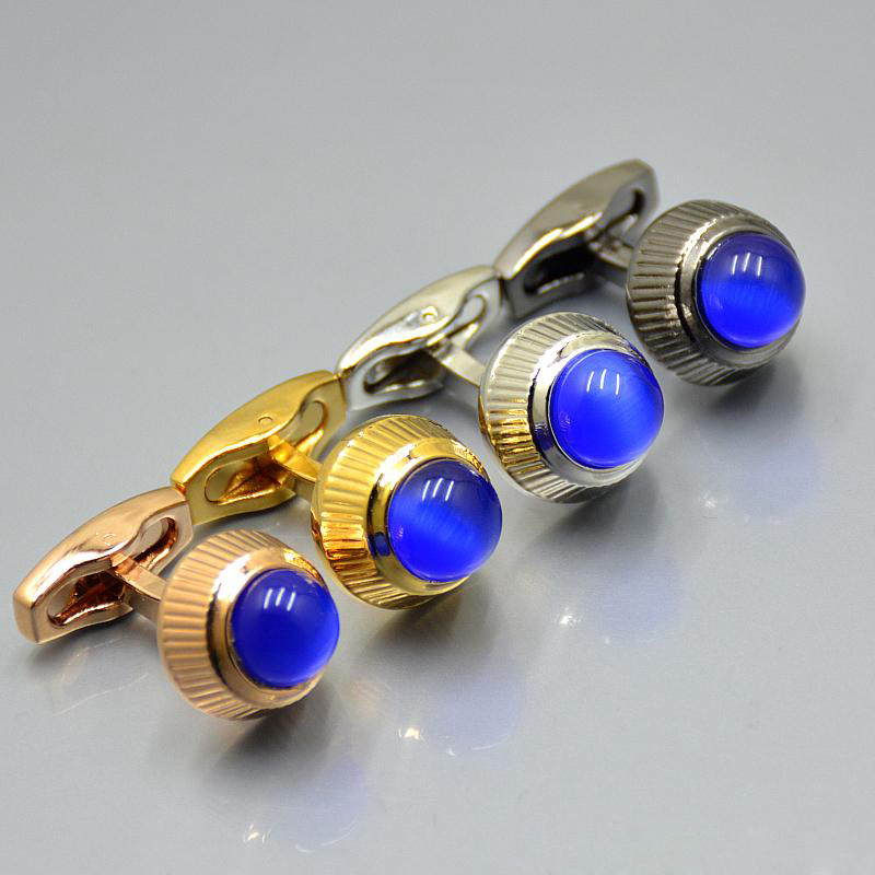 Luxury Cufflinks Cuff Link for men high-quality Classic Blue Gem Wedding Gift Rose Gold black silver
Luxury Cufflinks Cuff Link for men high-quality Classic Blue Gem Wedding Gift Rose Gold black silver