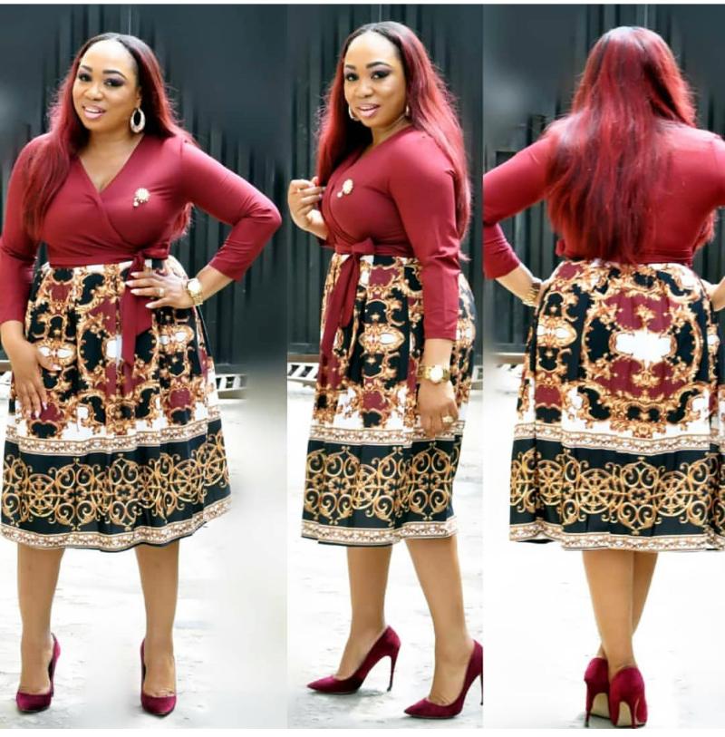 Women V Neck Long Sleeve Dress Patchwork Printed Office Ladies Elegant Classy Modest Work Wear African Fashion Spring Robes Casual Dresses