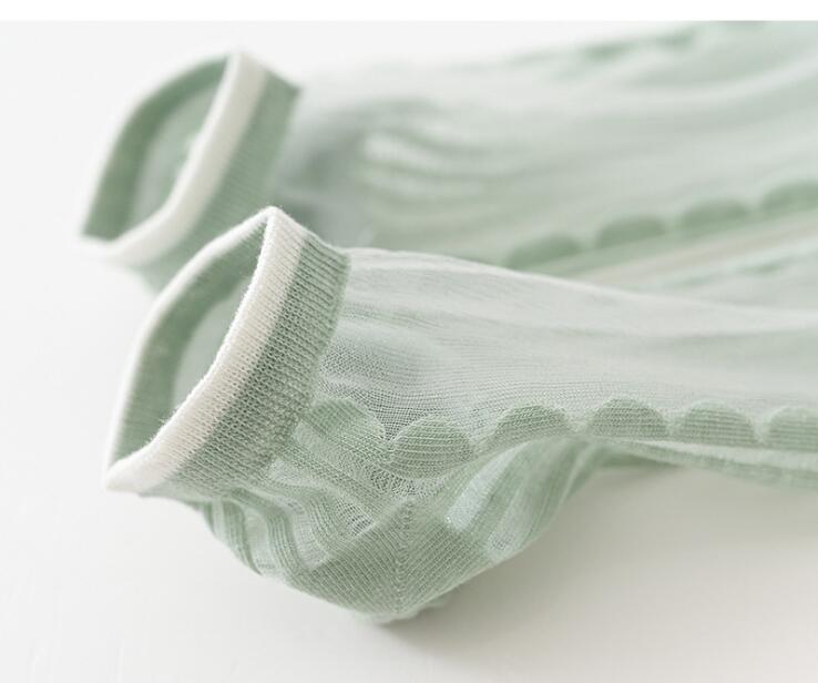 o sale Spring/Summer Cassie Crystal Glass Wire women's socks & Hosiery FLW062a fashion lady gift Sweat-absorbent and breathable Thin section Stoc
