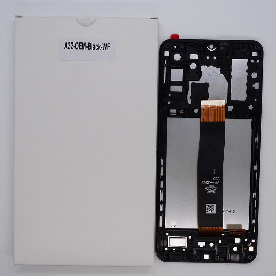 LCD Display For Samsung Galaxy A32 4G 5G A326 OEM Screen Touch Panels Digitizer Assembly Replacement With Frame
LCD Display For Samsung Galaxy A32 4G 5G A326 OEM Screen Touch Panels Digitizer Assembly Replacement With Frame