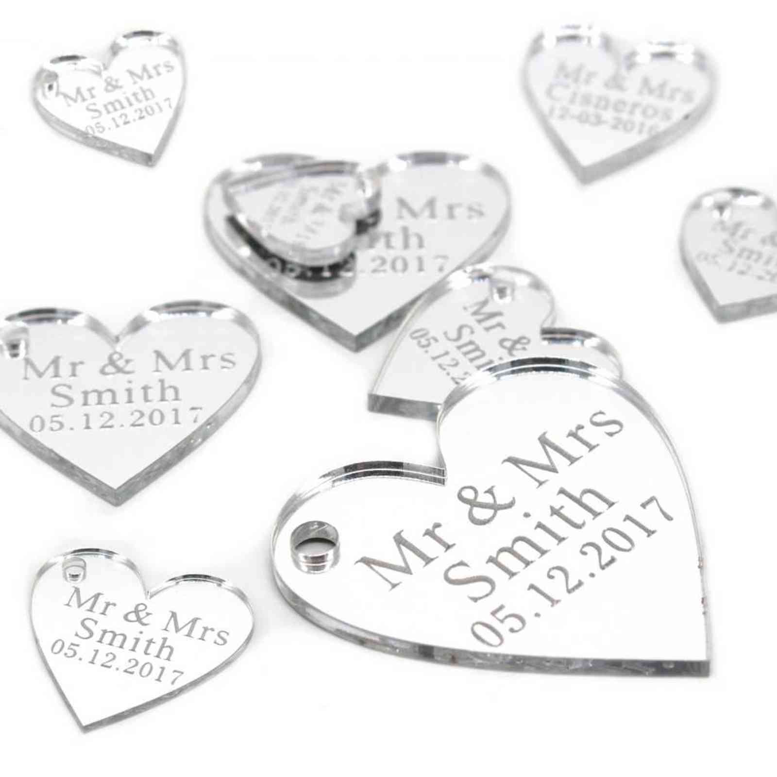 50Pcs Personalized Engraved Acrylic Mirror Love Heart With Hole Gift Tags Wedding Party Table Confetti Decor Centerpieces Favors G0911
50Pcs Personalized Engraved Acrylic Mirror Love Heart With Hole Gift Tags Wedding Party Table Confetti Decor Centerpieces Favors G0911