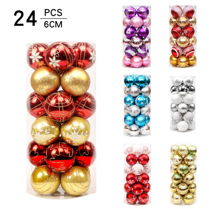 Christmas Decorations 24pcs 6cm Ball Xmas Party Hanging Bright Tree Ornament For Home Year Gift 2022 Pendant
Christmas Decorations 24pcs 6cm Ball Xmas Party Hanging Bright Tree Ornament For Home Year Gift 2022 Pendant