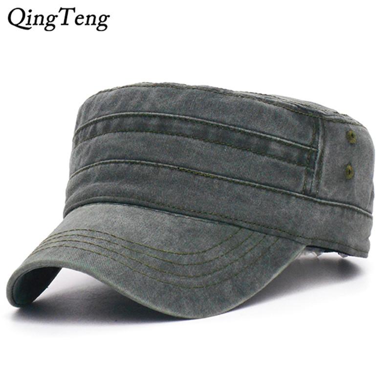Denim Flat Top Cap Women Men Snapback Caps Vintage Army Hat Cadet Military Unisex Baseball Hats Wide Brim, Black
Denim Flat Top Cap Women Men Snapback Caps Vintage Army Hat Cadet Military Unisex Baseball Hats Wide Brim, Black