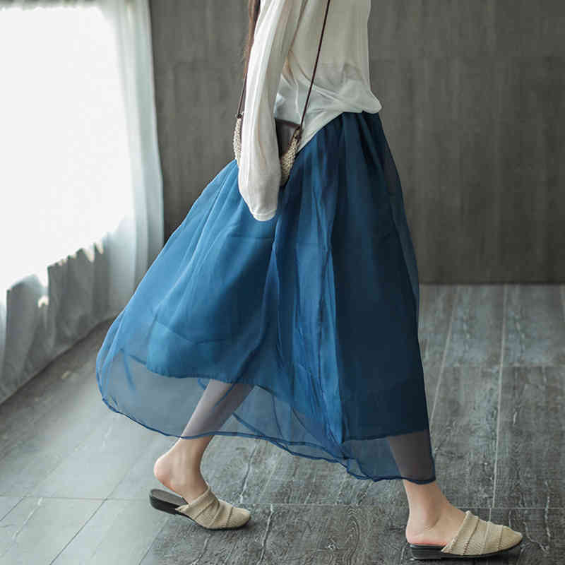 Johnature Spring Ladies Mesh Skirt Solid Color Vintage Women Clothes Leisure Concise Comfortable 3 Colors Women Skirts 210521, Black
Johnature Spring Ladies Mesh Skirt Solid Color Vintage Women Clothes Leisure Concise Comfortable 3 Colors Women Skirts 210521, Black