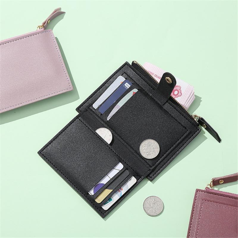 Card Holders Fashion Women's Wallet Solid Color Credit ID Multi-slot Holder Ladies Casual PU Leather Mini Coin Purse Pocket Case, Black
Card Holders Fashion Women's Wallet Solid Color Credit ID Multi-slot Holder Ladies Casual PU Leather Mini Coin Purse Pocket Case, Black