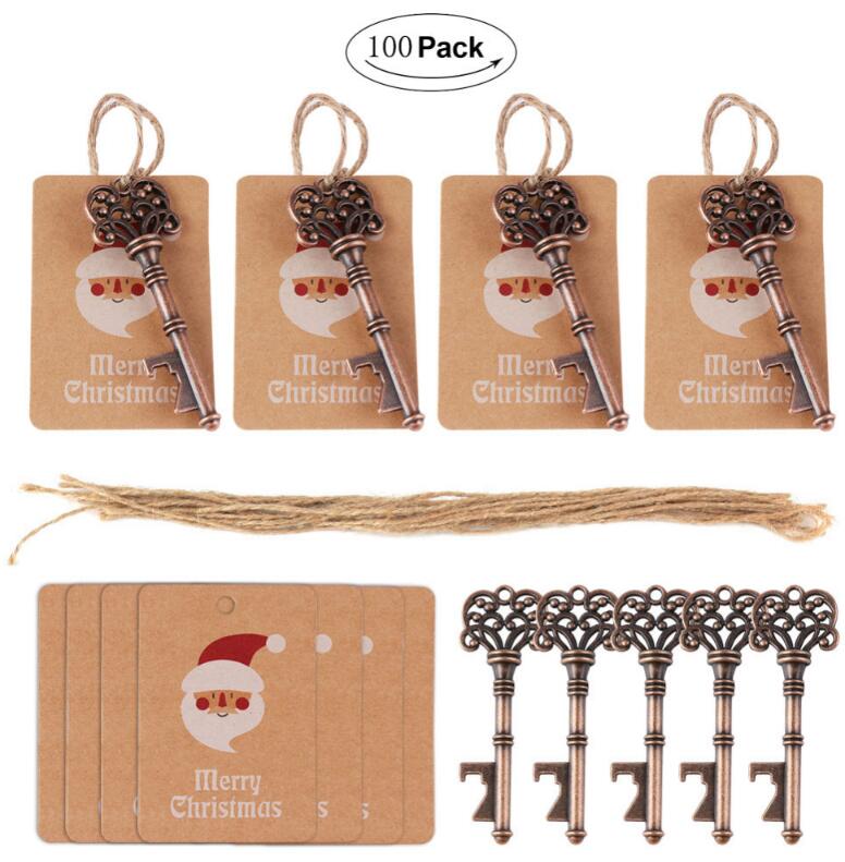 100 pcs Santa Magic Key for Christmas Kids Gifts Pendants Xmas Tree Decorations Hanging Ornaments Drop Home Christmas Decoration
100 pcs Santa Magic Key for Christmas Kids Gifts Pendants Xmas Tree Decorations Hanging Ornaments Drop Home Christmas Decoration