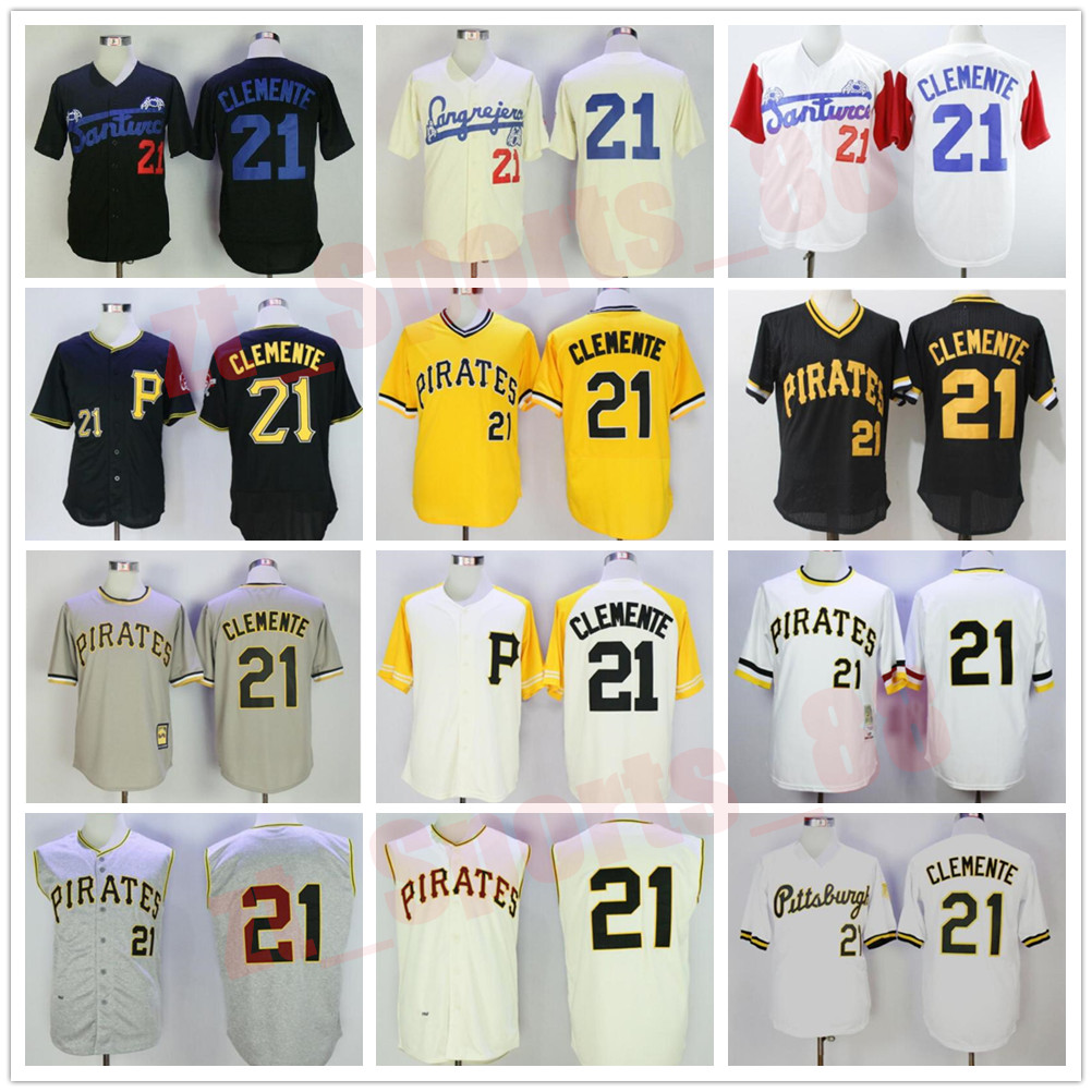 Men Baseball Retire 21 Roberto Clemente Jerseys 1960 1962 1971 Vintage Cooperstown Flexbase Cool Base Pullover Embroidery And Stitched, As shown in illustration
Men Baseball Retire 21 Roberto Clemente Jerseys 1960 1962 1971 Vintage Cooperstown Flexbase Cool Base Pullover Embroidery And Stitched, As shown in illustration
