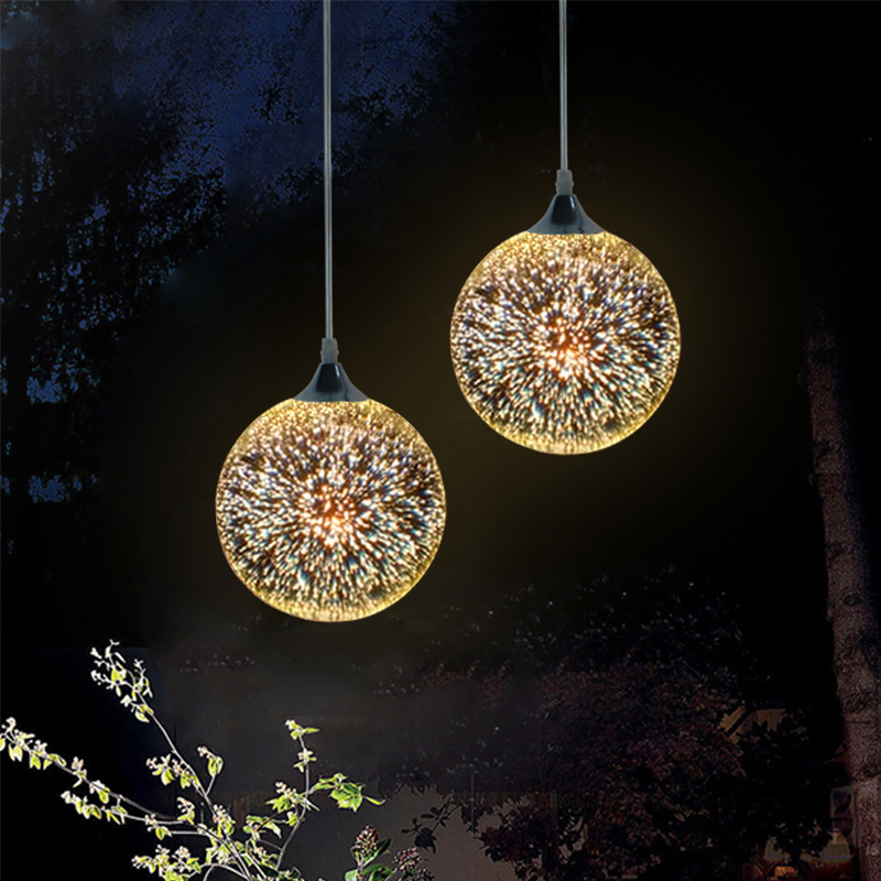 Modern Pendant Lamp 3D Fireworks Colorful Plated Glass Ball Decorated Bar Dining Kitchen Hanging Lamp
Modern Pendant Lamp 3D Fireworks Colorful Plated Glass Ball Decorated Bar Dining Kitchen Hanging Lamp