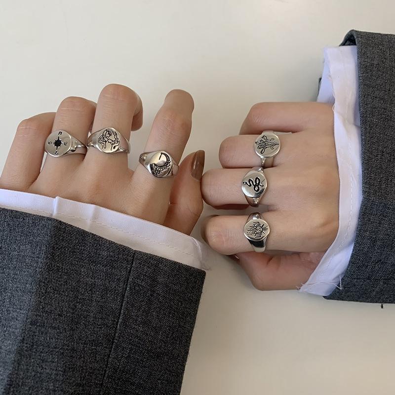 Morivovog 925 Sterling Silver 6 Style Retro Pattern Carved Ring For Women Original Creative Moon Flower Rings Designers Jewelry Cluster
Morivovog 925 Sterling Silver 6 Style Retro Pattern Carved Ring For Women Original Creative Moon Flower Rings Designers Jewelry Cluster