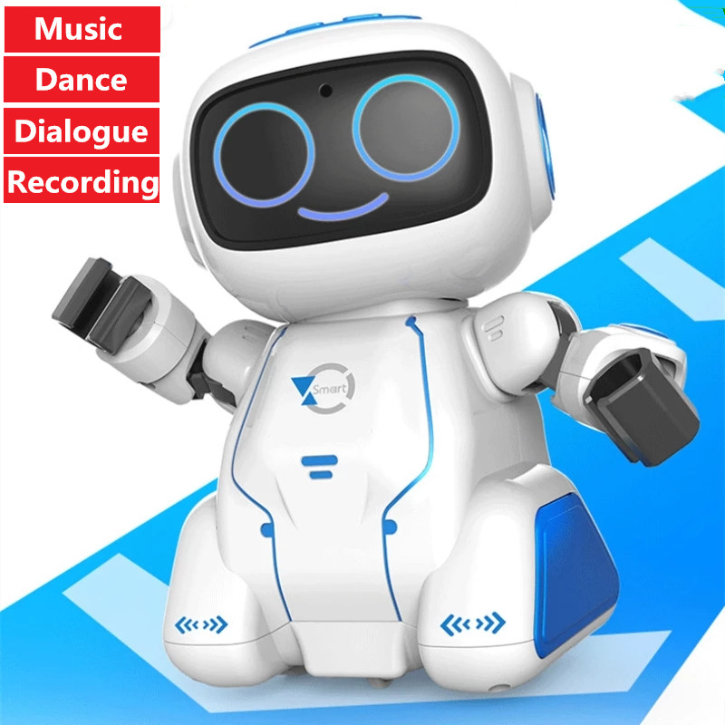 Intelligent Balance robot RC Smart Robot With Dancing Music Recording Function Can Dialogue Talk With you Follow Trajectory Toys, Color2
Intelligent Balance robot RC Smart Robot With Dancing Music Recording Function Can Dialogue Talk With you Follow Trajectory Toys, Color2